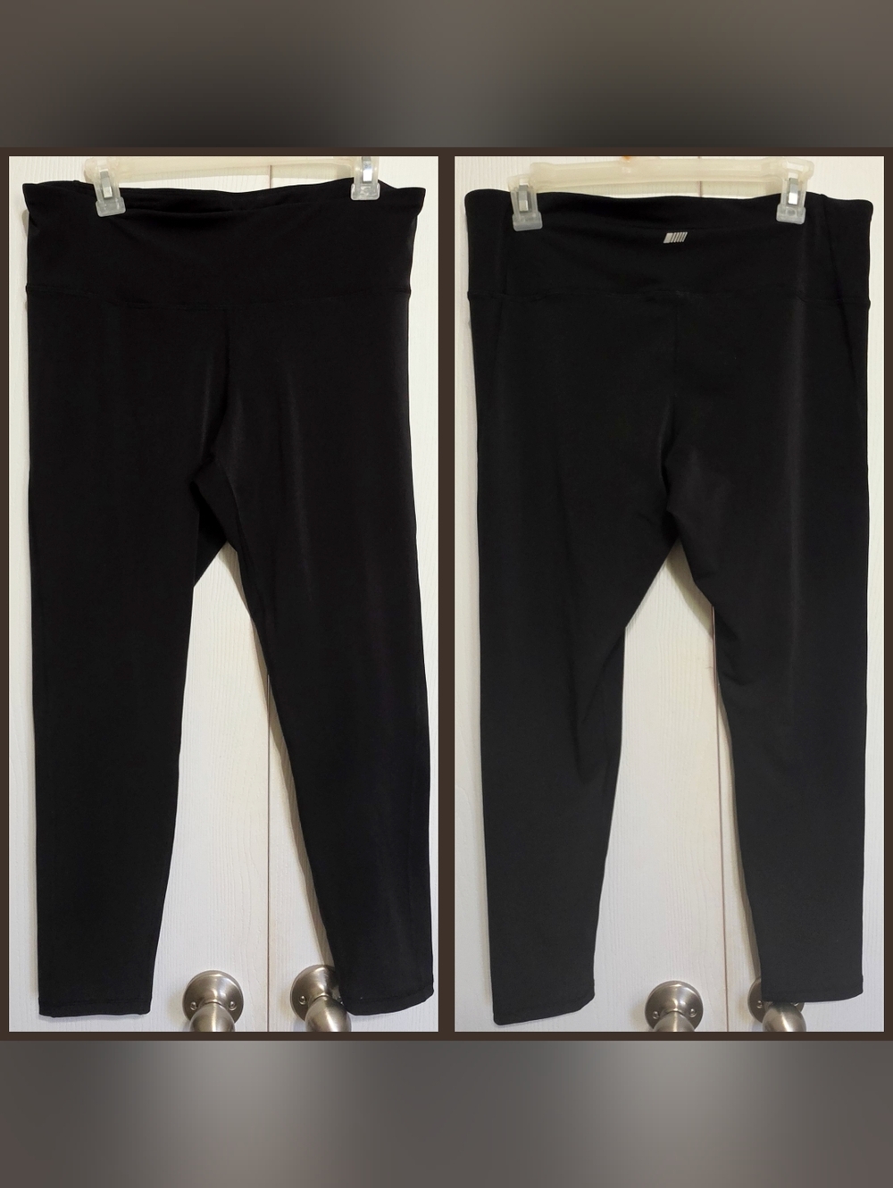 Amazon Essentials Women's Black High-Rise Active Leggings